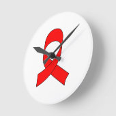 Rode linttekening ronde klok (Hoek)