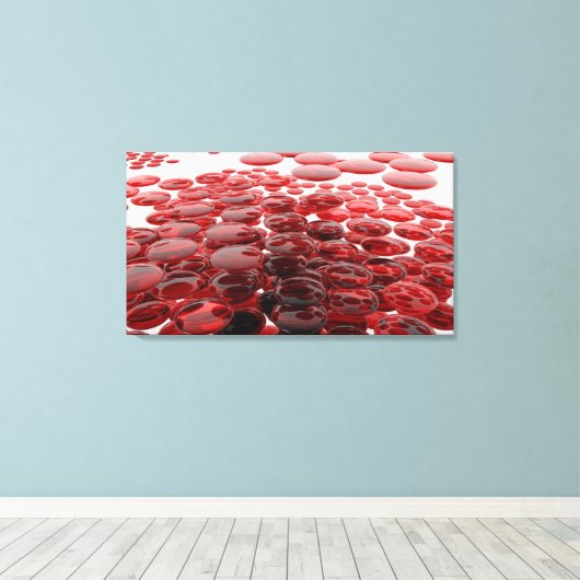 Rode linzen canvas afdruk (Insitu (Houten vloer))