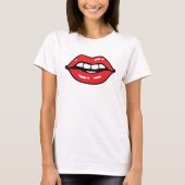 Rode Lip T-shirt (Voorkant)