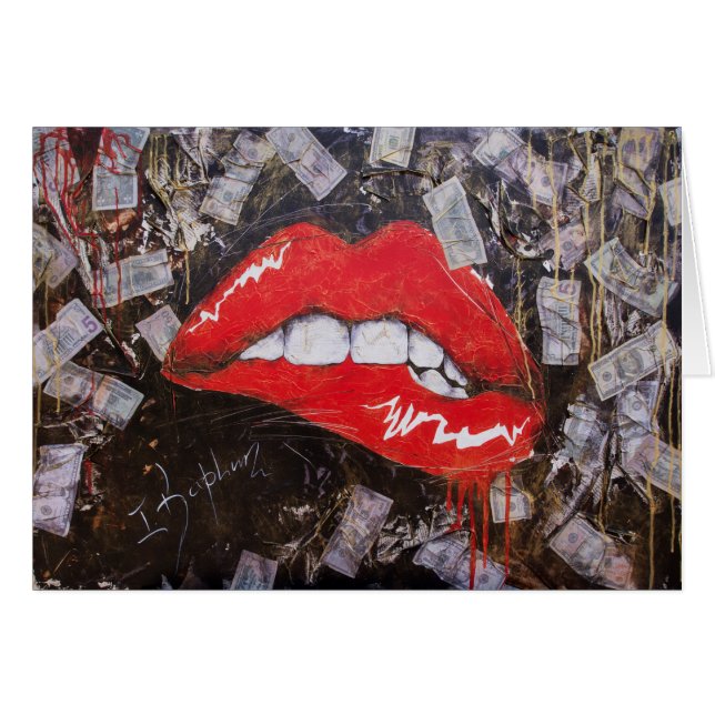 Rode lippen (Voorkant Horizontaal)