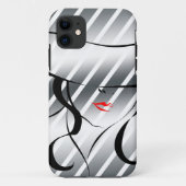 Rode lippen Case-Mate iPhone case (Achterkant)