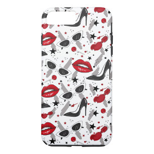 Rode Lippen iPhone 8/7 Plus Hoesje