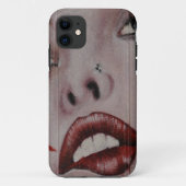 Rode lippen Case-Mate iPhone case (Achterkant)