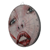Rode lippen dartbord (Voorkant Rechts)