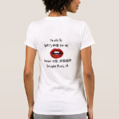 Rode lippen, Dirty 30'sPub Crawl - Gepersonaliseer T-shirt (Achterkant)
