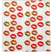 Rode Lippen Douchegordijn (Voorkant)