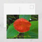 rode lippen feestdagenkaart (Voorkant / Achterkant)