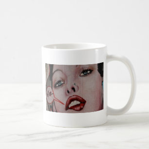 Rode lippen koffiemok