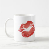 Rode lippen koffiemok (Links)
