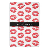 Rode lippen, kus, lippenstift, Jouw naam, personal Mini Klembord (Achterkant)