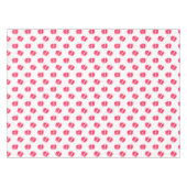 Rode Lippen Kus Lipstick Kisses Valentijnsdag Lief Tafelkleed (Voorkant (Horizontaal))