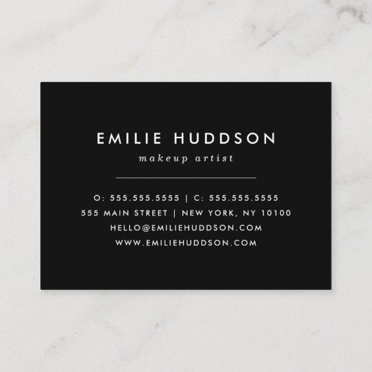 Rode lippen, kus, patroon van lippen, make-up arti visitekaartje (Achterkant)