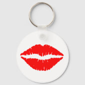 RODE LIPPEN KUS SLEUTELHANGER (Voorkant)