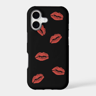 Rode lippen kussen iPhone 5 hoesje