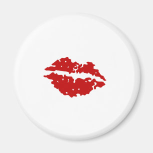 Rode lippen magneet