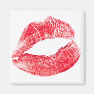 Rode lippen magneet