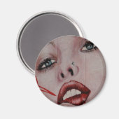 Rode lippen magneet (Voorkant / Achterkant)