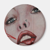 Rode lippen magneet (Voorkant)