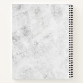 Rode Lippen Make-up Artiest Naam Notitieboek (Achterkant)