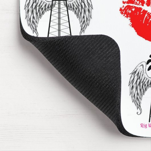 Rode lippen muismat (Hoek)