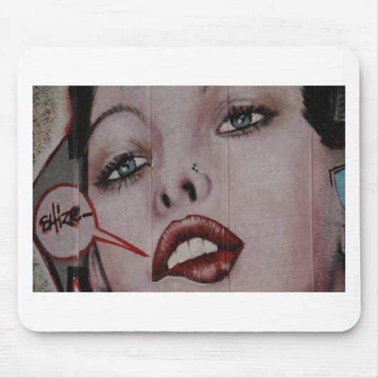 _Rode lippen Muismat (Voorkant)