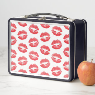 Rode lippen, patroon van lippen, rode lippenstift,