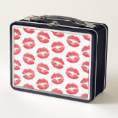 Rode lippen, patroon van lippen, rode lippenstift, (Voorkant)