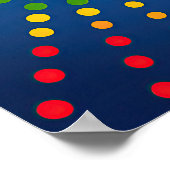 Rode Lippen Pop Art Poster (Hoek)