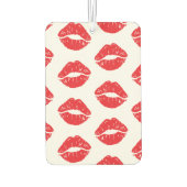 Rode lippen, rode lippenstift, kus, patroon van li luchtverfrisser (Achterkant)