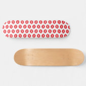 Rode lippen, rode lippenstift, kus, patroon van li persoonlijk skateboard (Horizontaal)