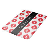 rode lippen, rode lippenstift, lippatroon, Jouw na Badmat (Gekanteld)