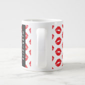 rode lippen, rode lippenstift, lippatroon, Jouw na Grote Koffiekop (Achterkant)