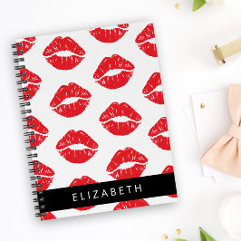 rode lippen, rode lippenstift, lippatroon, Jouw na Notitieboek