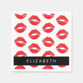 rode lippen, rode lippenstift, lippatroon, Jouw na Servet (Voorkant)