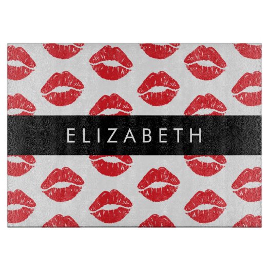 rode lippen, rode lippenstift, lippatroon, Jouw na Snijplank (Voorkant)