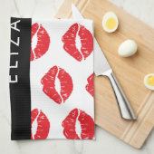 rode lippen, rode lippenstift, lippatroon, Jouw na Theedoek (Quarter Fold)