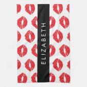 rode lippen, rode lippenstift, lippatroon, Jouw na Theedoek (Verticaal)