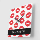 rode lippen, rode lippenstift, lippatroon, Jouw na Vierkante Klok (Hoek)