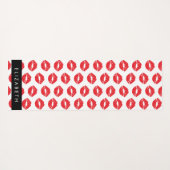 rode lippen, rode lippenstift, lippatroon, Jouw na Yogamat (Achterkant (horizontaal))