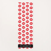 rode lippen, rode lippenstift, lippatroon, Jouw na Yogamat (Voorkant)