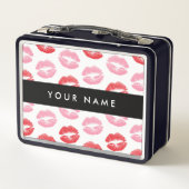 Rode lippen, roze lippen, kus, Jouw naam, personal (Achterkant)