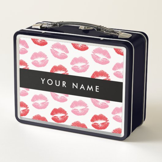 Rode lippen, roze lippen, kus, Jouw naam, personal (Achterkant)