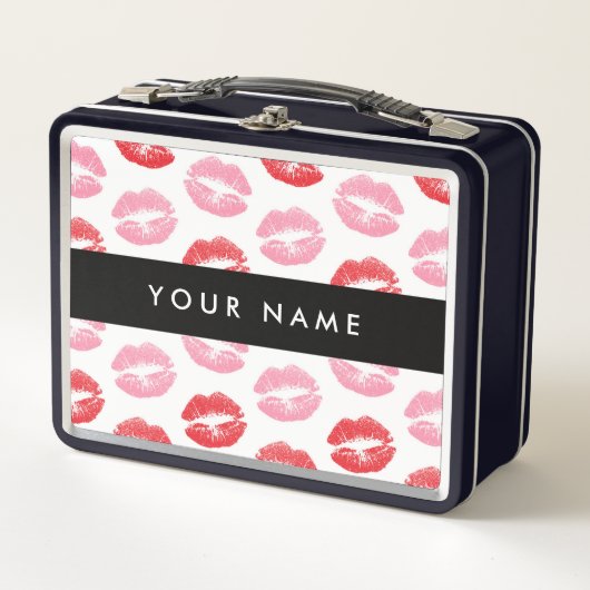 Rode lippen, roze lippen, kus, Jouw naam, personal (Voorkant)