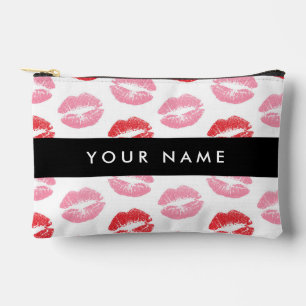 Rode lippen, roze lippen, kus, Jouw naam, personal Etui