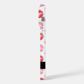 Rode lippen, roze lippen, kus, Jouw naam, personal iPhone Hoesje (Linkerkant)