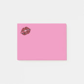 Rode lippen Roze post-it notities Post-it® Notes (Voorkant)