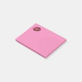 Rode lippen Roze post-it notities Post-it® Notes