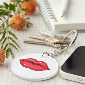 Rode Lippen Sleutelhanger