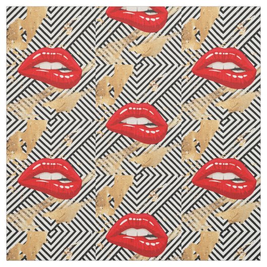 RODE LIPPEN STOF (Swatch)