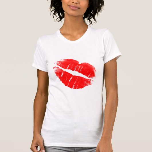 Rode lippen T-Shirt (Voorkant)